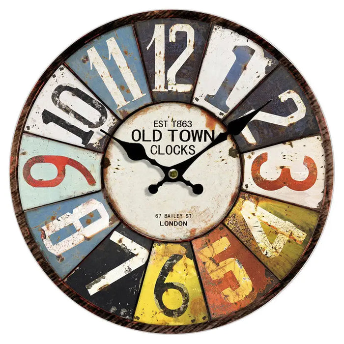 CLOCK WALL ART F34 CM. MIX - Часовници<<<Декорации<<<Мебели и интериор<<<Praktiker