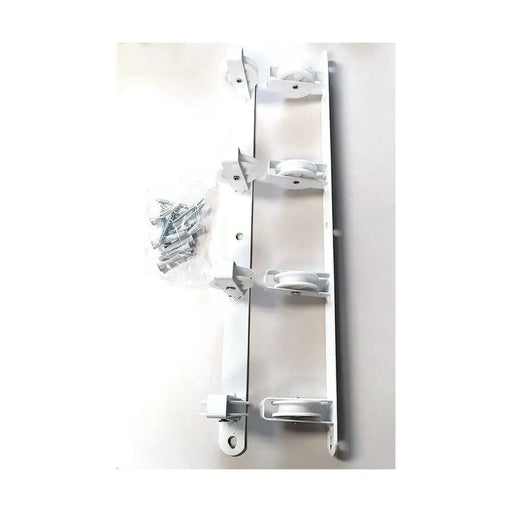 Clothes Line Tarrés Basic 4 Pulleys White Wall Iron Epoxi 47 x 5 x 5 cm - Почистване Прахосмукачки И Гладене<<<Дом