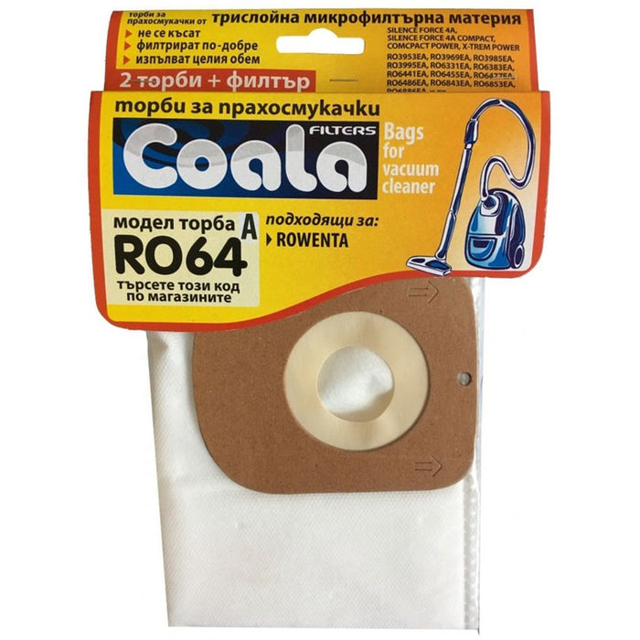 VACUUM CLEANER BAGS COALA RO64-A COALA 3 PCS