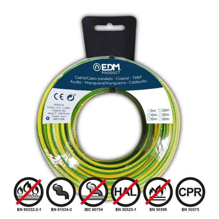 Coaxial TV Antenna Cable EDM 28413 Bicoloured 15 m 1,5 mm - Електроника Телевизори<<<Компютри|