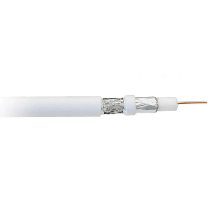 Coaxial TV Antenna Cable Libox PCC80 White 100 m - Аудио и Видео Кабели<<<Електроника Телевизори<<<Компютри|