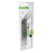 COCKTAIL STRAWS METAL 4 PCS + CLEANING DEVICE NERTHUS - Аксесоари за сервиране и прибори за хранене<<<Домашни
