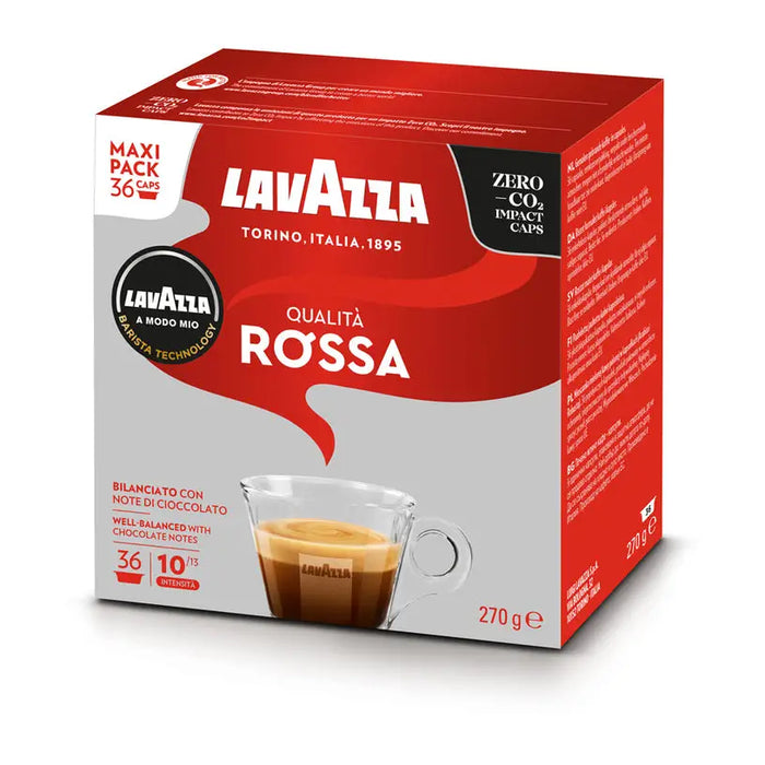 COFFEE CAPSULES A MODO MIO 36 LAVAZZA QUALITA ROSSA MAXI - Кафе<<<Кухня<<<Praktiker