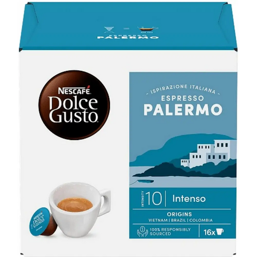 Coffee capsules NESCAFE Dolce Gusto Espresso Palermo 16 drinks - Кафе и аксесоари<<<Кафемашини<<<Малки