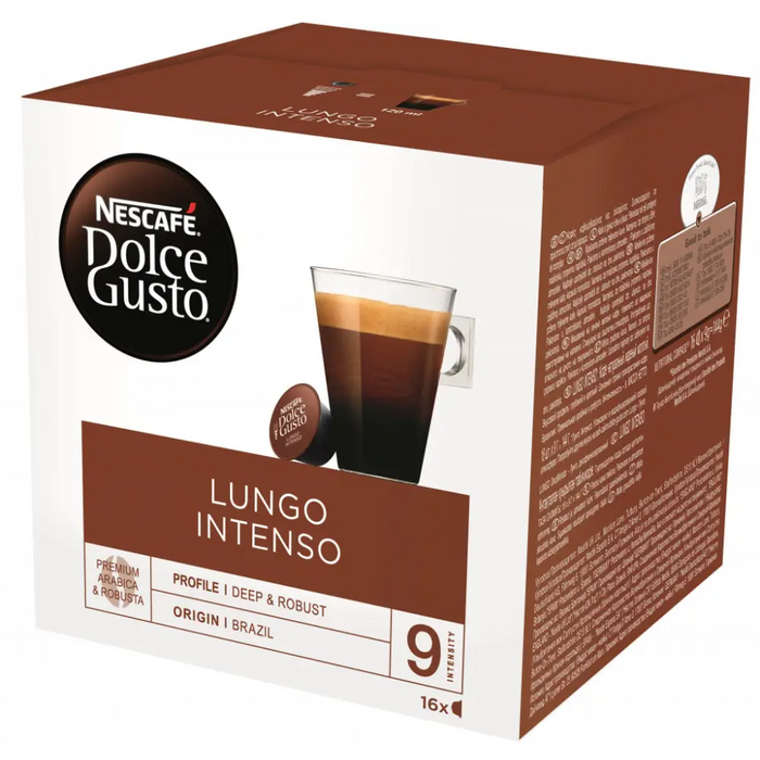 Coffee capsules NESCAFE Dolce Gusto Lungo Intenso 16 drinks - Кафе и аксесоари<<<Кафемашини<<<Малки