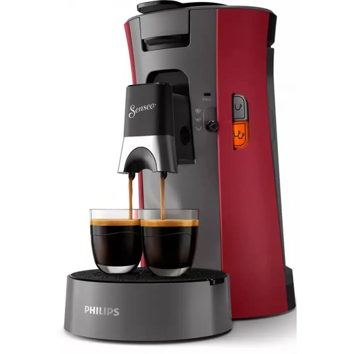 Coffee machine for coffee doses Philips Senseo Select CSA230/91 Deep Red - Кафемашини с капсули<<<Кафемашини<<<Малки