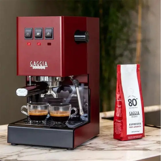 Coffee machine GAGGIA Classic Evo 2023 Cherry Red RI9481 - Кафемашини еспресо<<<Кафемашини<<<Малки