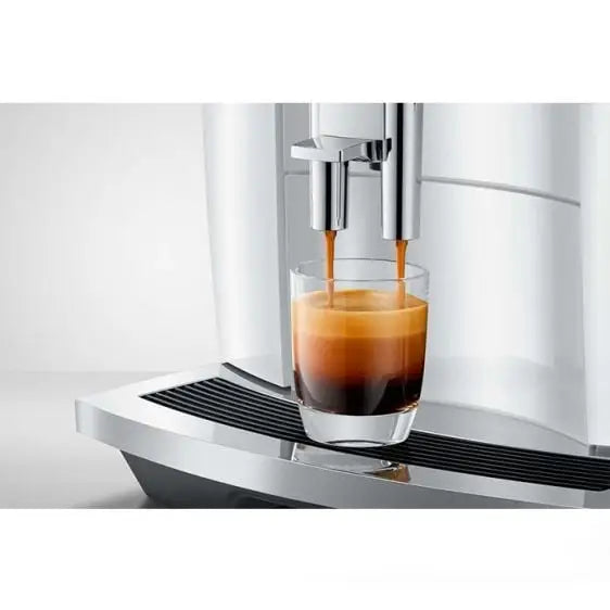 Coffee machine JURA E4 Piano White (EA) 15433 - Кафеавтомати<<<Кафемашини<<<Малки електроуреди<<<TechnoMix&&&Coffee