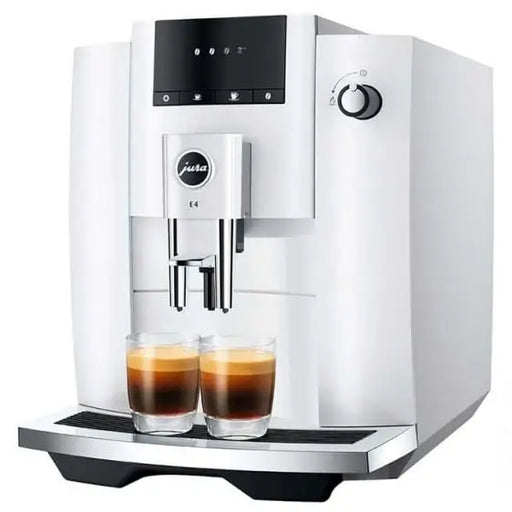 Coffee machine JURA E4 Piano White (EA) 15433 - Кафеавтомати<<<Кафемашини<<<Малки електроуреди<<<TechnoMix&&&Coffee