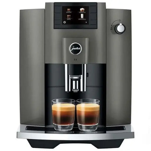 Coffee machine JURA E6 Dark Inox (EC) 15439 - Кафеавтомати<<<Кафемашини<<<Малки електроуреди<<<TechnoMix&&&Coffee