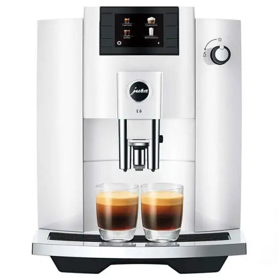 Coffee machine JURA E6 Piano White (EC) 15438 - Кафеавтомати<<<Кафемашини<<<Малки електроуреди<<<TechnoMix