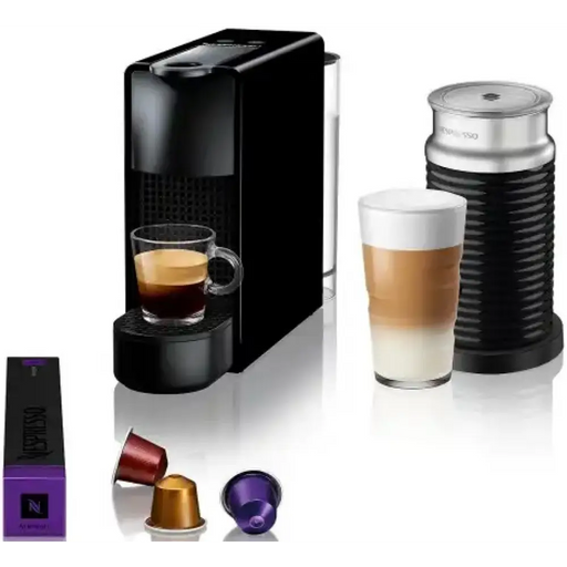 Coffee machine with capsules Nespresso A3NC30EUBK-TX Essenza Mini Black and Aeroccino - Кафемашини с