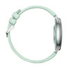 COLMI L28 Smart Watch (Silver-green + green leather strap)