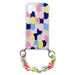 Color Chain Case gel flexible elastic case cover with a chain pendant for iPhone 12 multicolour - Cell phone cases
