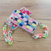 Color Chain Case gel flexible elastic case cover with a chain pendant for iPhone 12 Pro multicolour - Cell phone cases