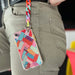 Color Chain Case gel flexible elastic case cover with a chain pendant for iPhone XS / iPhone X multicolour - Cell phone