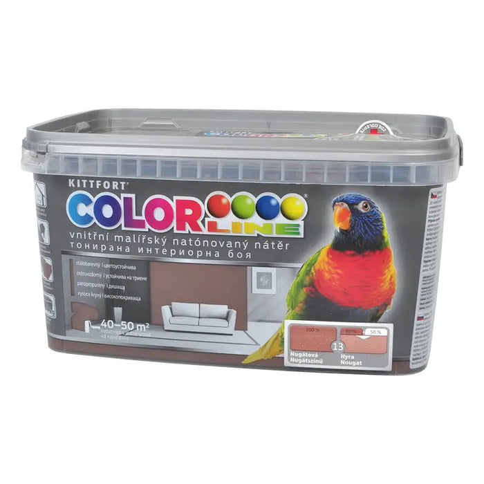 COLOR LATEX COLOR NOUGA 4 KG COLOR LINE - Цветни интериорни бои<<<Интериорни бои<<<Подови и стенни