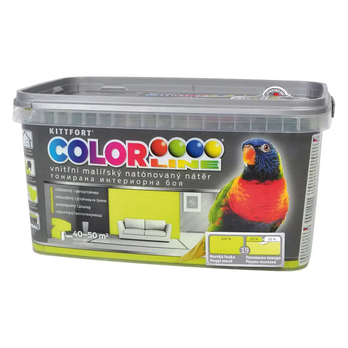 COLOR LATEX COLOR PLAN. MEADOW 4 KG COLOR LINE - Цветни интериорни бои<<<Интериорни бои<<<Бои и