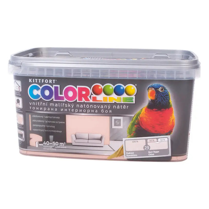 COLOR LATEX POWDER 4 KG COLOR LINE - Цветни интериорни бои<<<Интериорни бои<<<Подови и стенни