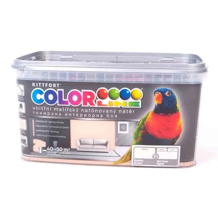 COLORED LATEX ALMOND 4 KG COLOR LINE - Цветни интериорни бои<<<Интериорни бои<<<Подови и стенни