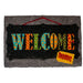 COLORED MUSHROOM 40X60 CM WELCOME HOME - Изтривалки<<<Мебели и интериор<<<Praktiker