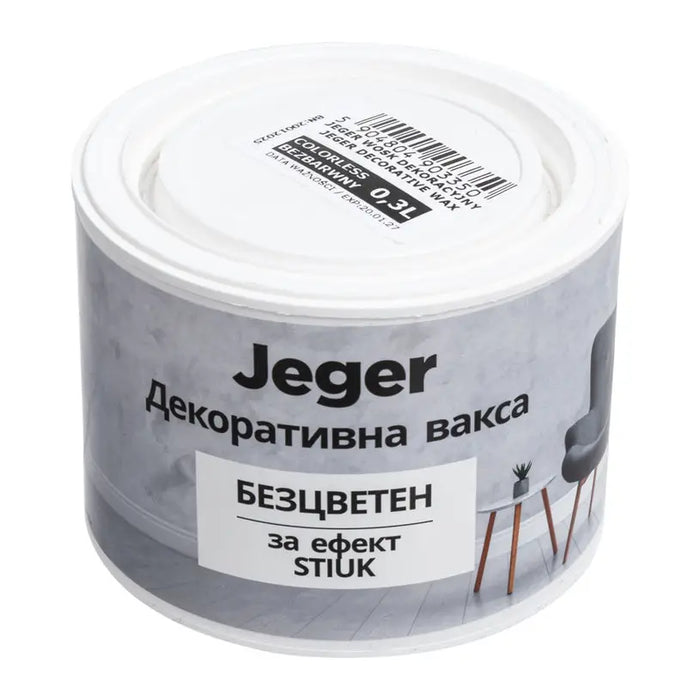 COLORLESS WAX 0.3 L JEGER - Декоративни покрития<<<Интериорни бои<<<Бои и лакове<<<Praktiker&&&Декоративни
