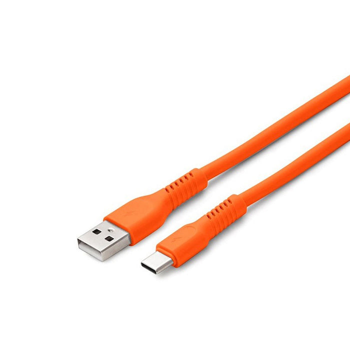 CABLE COLORUM USB-A TO USB-C 1.8M ORANGE