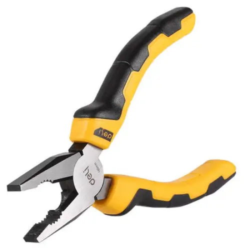 Combination pliers 6’’ Deli Tools EDL2006 (yellow) - Pliers<<<Tools<<<InnproXML