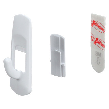 UNIVERSAL HANGERS, SMALL 2 PCS., 4 STRIPS, 0.450KG./PACK. COMMAND