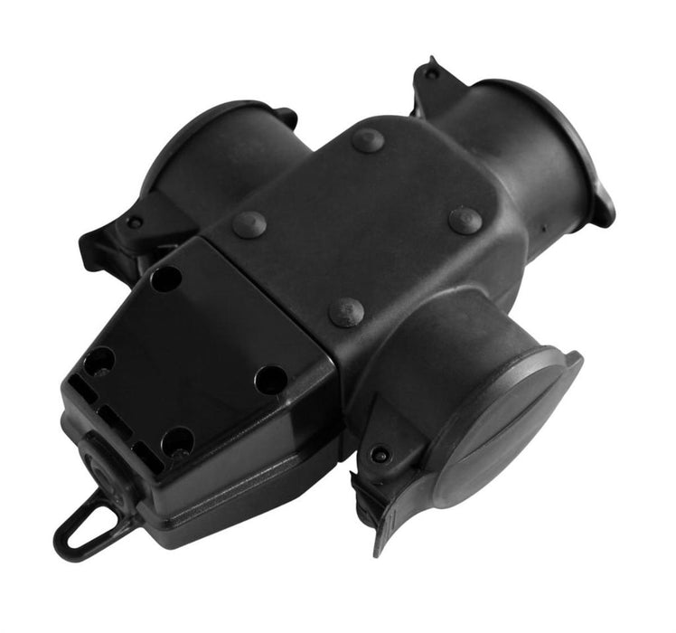COUPLING 3xSHUKO WITH COVER T - SHAPED IP44
