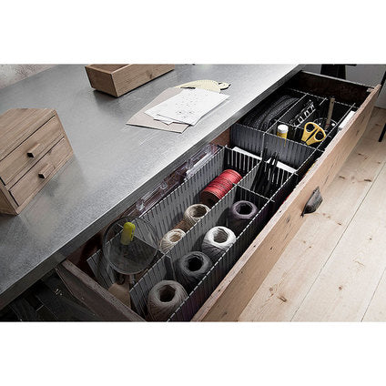 DRAWER DIVIDER GREY 44X10 CM COMPACTOR