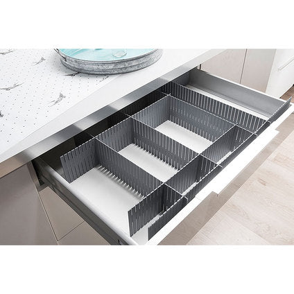 DRAWER DIVIDER GREY 44X10 CM COMPACTOR