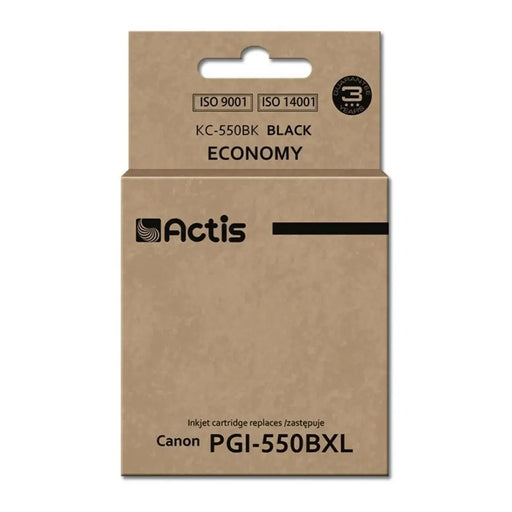 Compatible Ink Cartridge Actis KC-550Bk Black - Оригинални Касети с Мастило<<<Електроника Периферни и резервни
