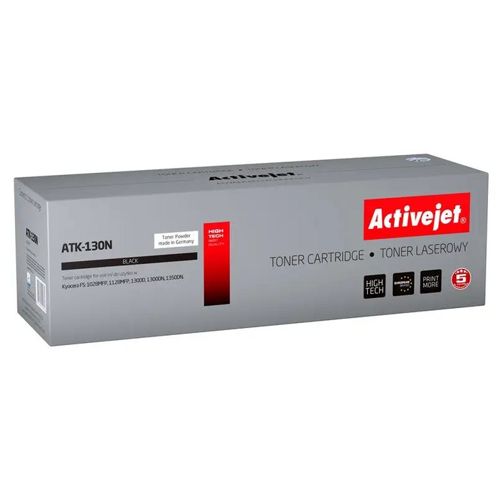Compatible Toner Activejet ATK-130N Black - For Kyocera printers (without