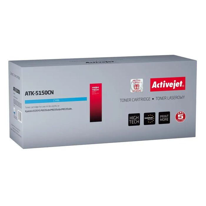 Compatible Toner Activejet ATK-5150CN Cyan - Оригинални тонери<<<Електроника Периферни и резервни части<<<Компютри|