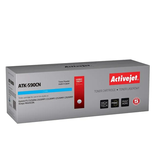 Compatible Toner Activejet ATK-590CN Cyan - Оригинални тонери<<<Електроника Периферни и резервни части<<<Компютри|