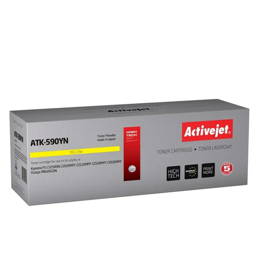 Compatible Toner Activejet ATK-590YN Yellow - Оригинални тонери<<<Електроника Периферни и резервни части<<<Компютри|
