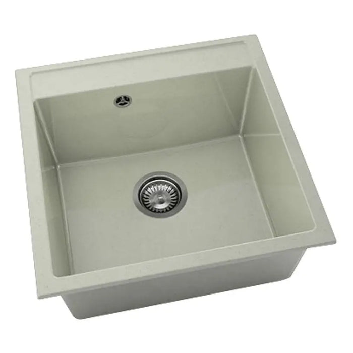 COMPOSITE KITCHEN SINK 51X51 CM. FAT 225 GRANIXITE - Кухненски мивки<<<Кухненски мивки<<<Кухня<<<Praktiker