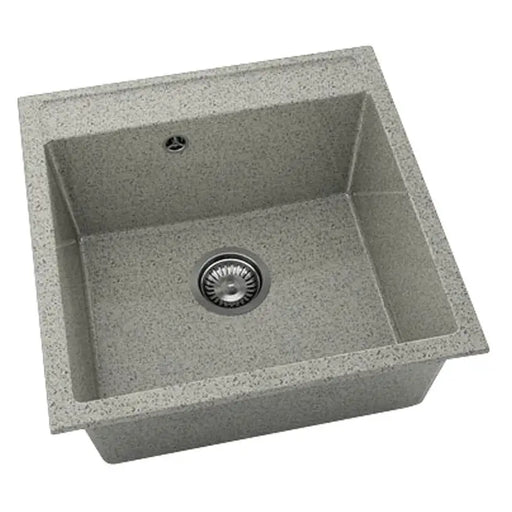 COMPOSITE KITCHEN SINK 51X51 CM. FAT 225 GRANIXITE - Кухненски мивки<<<Кухненски мивки<<<Кухня<<<Praktiker