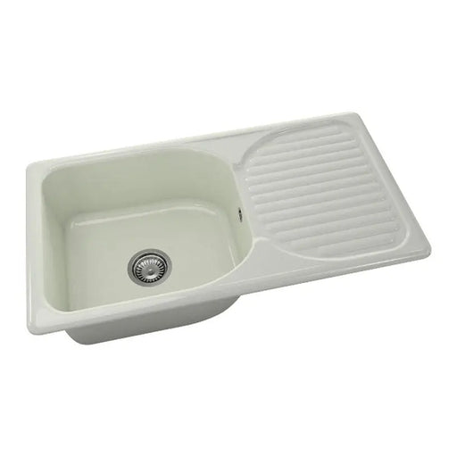 COMPOSITE KITCHEN SINK 90X49 CM. FAT 211 POLYMERMARBLE - Кухненски мивки<<<Кухненски мивки<<<Кухня<<<Praktiker