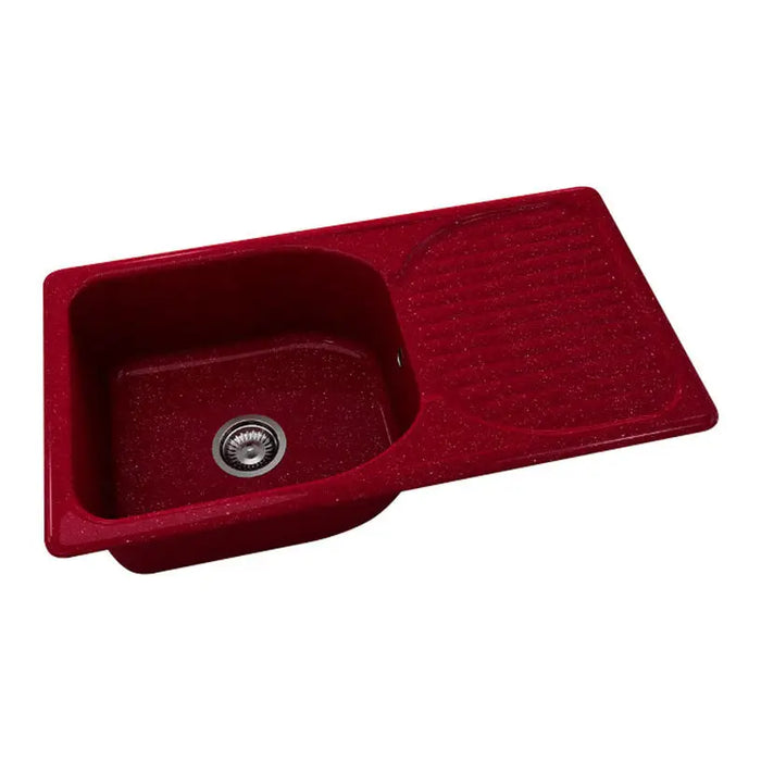 COMPOSITE KITCHEN SINK 90X49 CM. FAT 211 POLYMERMARBLE - Кухненски мивки<<<Кухненски мивки<<<Кухня<<<Praktiker