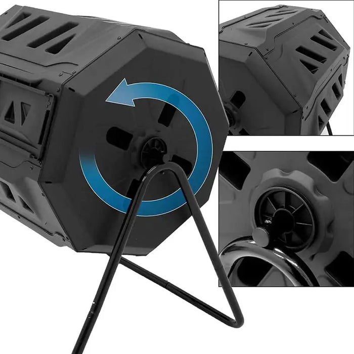 COMPOSTER 160L GARDEN STAR HD-10156 - Компостери<<<Саксии кашпи и цветарници<<<Градина<<<Praktiker