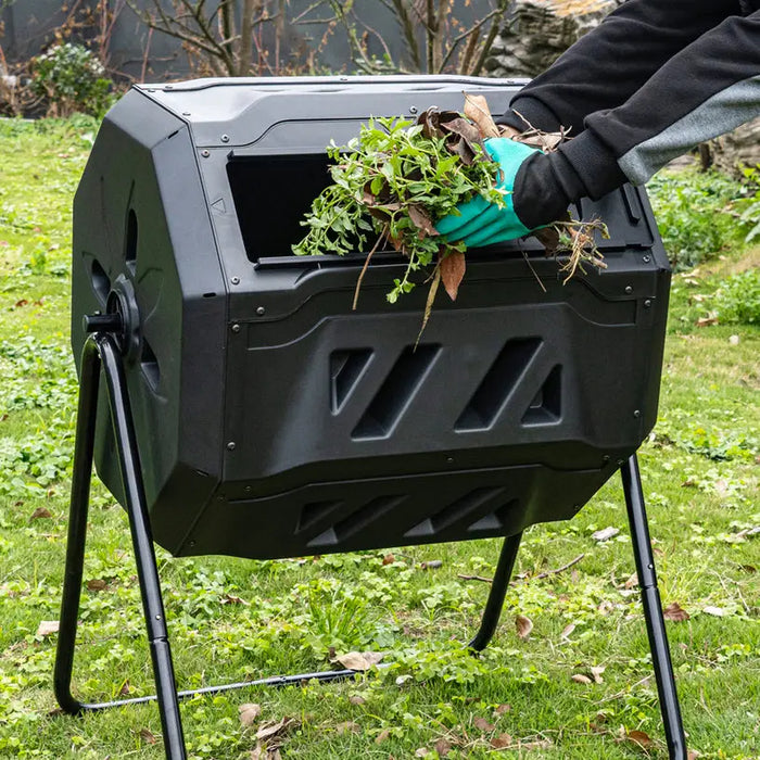 COMPOSTER 160L GARDEN STAR HD-10156 - Компостери<<<Саксии кашпи и цветарници<<<Градина<<<Praktiker