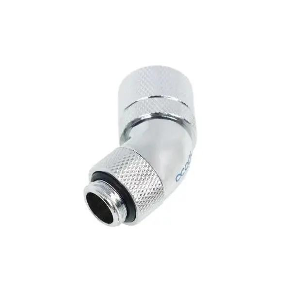 Compression fitting Alphacool HF 13/10 - G1/4 45° Swivel Chrome - Фитинги<<<Водно охлаждане<<<ValiAPI