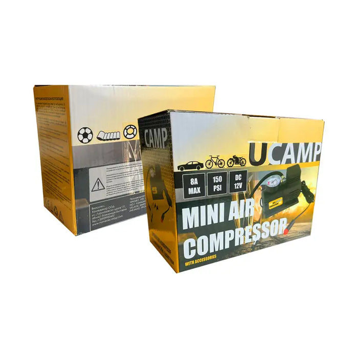 COMPRESSOR 12V 150PSI UCAMP HD-10348 - Компресори<<<Сигурност и безопасност<<<Авто и вело<<<Praktiker