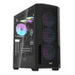 Computer case Darkflash DF2100 + 4 ARGB fans (black) - With fan<<<PC Cases<<<Gaming<<<InnproXML