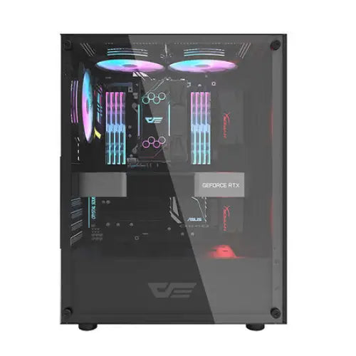 Computer case Darkflash DK100 (black) - Without fan<<<PC Cases<<<Gaming<<<InnproXML