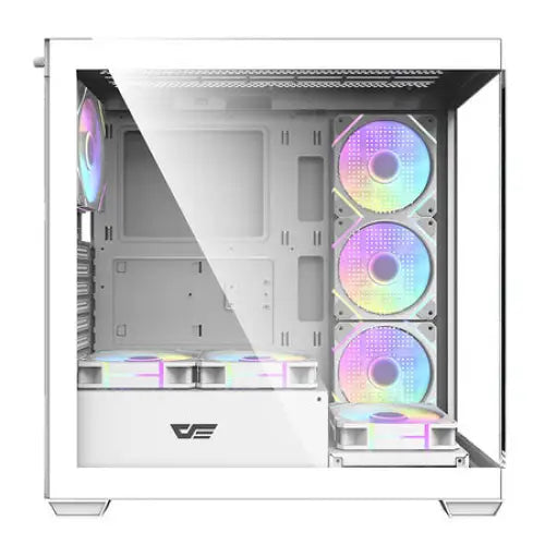 Computer case Darkflash DS900 (white) + 7 ARGB Fans - With fan<<<PC Cases<<<Gaming<<<InnproXML