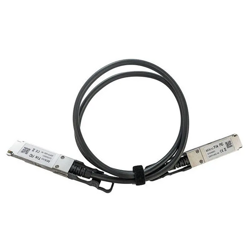 Connecting cable MikroTik Q + DA0001 QSFP+ 40G 1m. - Powerline адаптери<<<Мрежово оборудване<<<ValiAPI