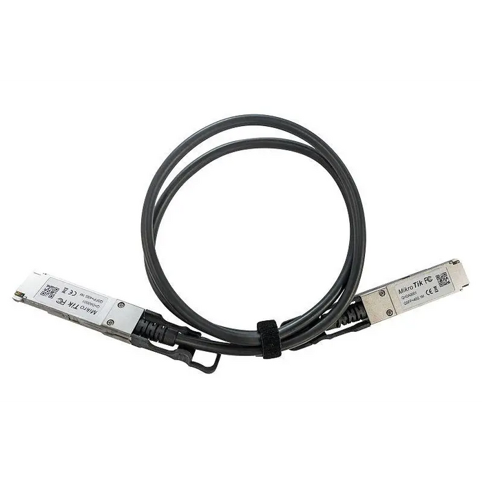 Connecting cable MikroTik Q + DA0001 QSFP+ 40G 1m. - Powerline адаптери<<<Мрежово оборудване<<<ValiAPI